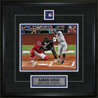 Aaron Judge Pin & Plate Yankees - Framed Print - 18" x 18"-Premium 8x10 framed