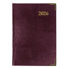 Brownline 2026 Executive Daily Planner - 7-1/8" x 4-7/8" - Assorted Colours - Trilingual-Gilded page edges, gold corners and ribbon bookmark