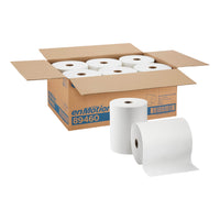 Georgia-Pacific enMotion Hardwound Paper Towel Roll - 10" x 800' - 6 Pack-Reduce waste with the ability to adjust dispensed sheet length, resulting in less towels used