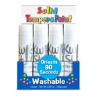 Kwik Stix Solid Tempera Paint Sticks - White - 12/Pack - 2 Pack-The fast, 90 second dry time formula you love
