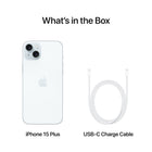 Apple iPhone 15 Plus 6.7" Super Retina XDR - 256 GB - Blue - Bell and Virgin Plus-1 Year Limited Manufacturer Warranty