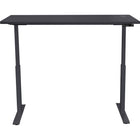 Motionwise 60" Electric Height Adjustable Standing Desk - Black-One desktop built-in Wireless Charger
