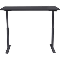 Motionwise 60" Electric Height Adjustable Standing Desk - Black-One desktop built-in Wireless Charger