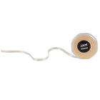 JAM Paper Double Faced Satin Ribbon - 3/8" W x 25 yd. - Ivory-Quantity: Roll Sold Individually