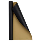 JAM Paper Kraft Wrapping Paper - 17" x 18' - Black Kraft Paper - 2 Pack-Colour: Black Kraft