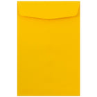 JAM Paper 6 x 9 Open End Catalogue Premium Envelopes, Sunflower Yellow, 250 Pack-Sunflower Yellow