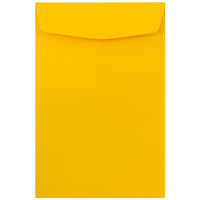 JAM Paper 6 x 9 Open End Catalogue Premium Envelopes, Sunflower Yellow, 250 Pack-Sunflower Yellow