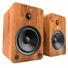 Kanto YU6 200W Powered Bookshelf Speakers with Bluetooth and Phono Preamp - Walnut-Easily connect to any vintage or modern day turntable with a built-in phono preamp