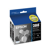 Epson 288 DURABrite Ultra (T288120-D2), Dual Black Ink Cartridges, Standard Capacity-Get standard-yield capacity per ink cartridge while enjoying cost savings