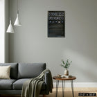 Frameworth Hockey Puck Display Frame - Holds 30 Pucks - 21" W x 33" H-Solid wood construction with professional-quality glass front for viewing your collection