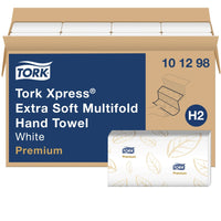 Tork Xpress Soft Multifold Hand Towel - 2-Ply - White - 94 Towels/Pack - 16 Pack-Ideal for medium traffic washrooms fits small spaces and provides both comfort and hygiene to your guests. 