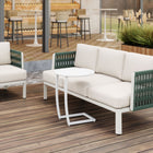 Zuo Noga End Table - White-Maximum Weight Capacity: 20