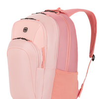 SWISSGEAR 8172 Laptop Backpack - Coral Pink-Protective pockets hold most laptops up to 16" and tablets up to 11"