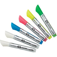 Quartet Whiteboard Paint Markers - White/Teal - 6 Pack-With paint marker, make your designs & layouts stand out with detailed marks and strokes