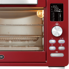 Salton NuRetro Digital Air Fryer Toaster Oven - Space Cherry-12 one-touch presets: toast, bagel, pizza, air fry, cookies, and more—quick and easy cooking with the press of a button.