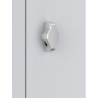 Ceha KDK Series 4-Tier Locker - Bank of 2 - Grey-8