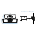 Mount-It! Tilt Swivel TV Wall Mount 32"- 55" LCD LED Plasma TV (MI-3990)-9