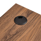 Modway Render 54.5" Wall Mount Corner Office Desk - Walnut-7