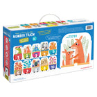 Banana Panda Make-a-Match Puzzle - Number Train-Creative Play for Early Learning - perfect for toddlers and preschool age children, matching games and puzzles help train memory, perception, creativity, and fine motor skills - here you have it together in one set