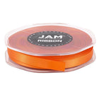 JAM Paper Double Faced Satin Ribbon - 3/8" W x 25 yd. - Orange-Our decorative ribbon is made from the highest quality double-faced satin, which features a smooth finish!