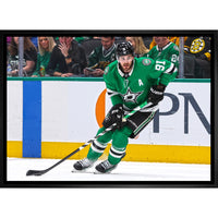 Tyler Seguin Dallas Stars - Framed Canvas - 31" x 22"-Premium canvas print with gallery-wrapped edges