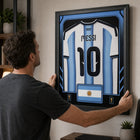 Frameworth Official FIFA World Cup 2026 Argentina Lionel Messi Framed Replica Jersey - 25.75" x 33.75"-6