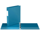 Davis Group Premium Economy Binder - Round Ring - 1" - Turquoise Blue - 6 Pack-1"