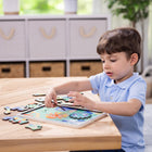 Melissa & Doug Wooden Underwater Jigsaw Spinning Gear Puzzle - 18 Pieces-8