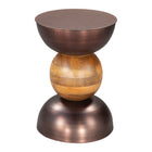 Zuo Tripoli Side Table - Bronze-Colour: Bronze