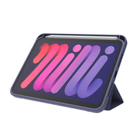JCPal DuraPro Case with Pencil Holder for 2024 & 2021 iPad mini - Lavender Purple-Lightweight folio case