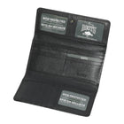 Roots Ladies Slim Clutch Wallet - Black-1 bill pocket