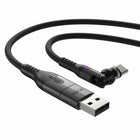 Statik PowerPivot Pro Nylon Braided Charge/Sync Cable USB-C to USB-C - 6.6 ft - Black-Charging Light Indicator. The LED at the end of the cable shows you when your device is being charged, so you don’t have to check your phone’s battery all the time