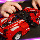 LEGO Technic Ferrari FXX K Kids Toy Car-Iconic color scheme - With its iconic Ferrari red color scheme, this model building kit makes an eye-catching display piece that will look great in any supercar fan’s bedroom