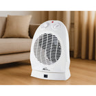Royal Sovereign HFN-130 Compact Oscillating Heater - White-Fan-Only Mode - Can be used in multiple seasons