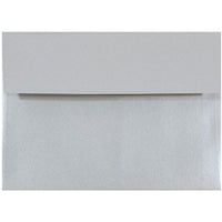 JAM Paper A7 Metallic Invitation Envelopes - 5.25" x 7.25" - Stardream Silver - 25 Pack-Colour: Stardream Silver