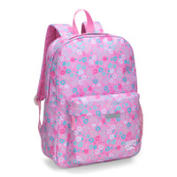 Roots Recycled Backpack - 22.5L - Ditzy Floral Pink-Eco-Friendly: Made from recycled polyester, offering a sustainable choice that doesn't compromise on quality