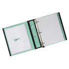 Staples Better Binder - 1-1/2" - Mint-Non-stick vertical inside pocket keeps loose pages in place