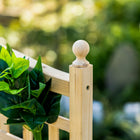 Outsunny Raised Garden Bed with Trellis for Climbing Vines - Natural Wood-Waterproof painting for outdoor use
