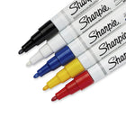 Sharpie Oil-Based Paint Markers - Fine Tip - Assorted Colours - Set of 5-High contrast colours create opaque and glossy marks that stand out on dark, light and reflective surfaces