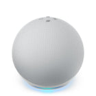 Amazon Echo 4th Generation Smart Home Hub - Glacier White-Smart home made simple - With the built-in hub, easily set up compatible Zigbee devices or Ring Smart Lighting products to voice control lights, locks, and sensors