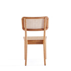 Manhattan Comfort Giverny 18.11" Industry Chic Dining Chair - Nature - Set of 2-Delivered to you Fully Assembled! No Assembly Required