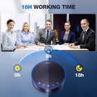 EMEET OfficeCore M3 Battery-Powered USB/Bluetooth Speakerphone-Zoom-certified, 2022 Red Dot Award, 2023 IF Design Award, European Good Design Award