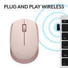 Logitech M170 Wireless Mouse for PC, Mac, Laptop, 2.4 GHz with USB Mini Receiver - Rose-Compatibility: Experience seamless compatibility with Windows, macOS, Linux, Chrome OS, ipadOS, and Android operating systems
