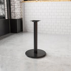 Flash Furniture 18" Round Restaurant Table Base with 3" Dia. Table Height Column-Round Base Configuration