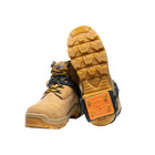 Impacto Heel Traction Non-Sparking Brass Ice Cleats - One Size - Orange with Black Straps - 1 Pair-High performance materials and replaceable cleats extend product life