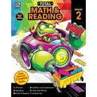 eBook: Carson Dellosa Publishing Total Math and Reading Workbook - Grade 2-Worksheet format allows students to practice skills and complete activities independently