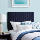 Modway Keira Performance Velvet Twin Headboard - Midnight Blue-Performance Velvet Polyester Upholstery
