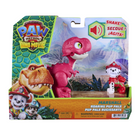 PAW Patrol Dino Movie Roaring Pup Pals, Dino with Sounds & Figure - Various Styles - Ages 3+-Roaring Movie Action: Stomp with the dinosaur toy to activate authentic PAW Patrol Dino Movie roars while kids can press down to watch its mouth open, and eyes close, to recreate the movie magic at home