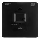 Marathon Large 12-Inch Analog Wall Clock with Auto-Night Light & Silent Sweep - Black/White (CL030057BK-WH1)-Can stand on its own or easily wall mounted.