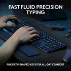 Logitech MX Keys S Wireless Keyboard - Black-Easy-switch keys to connect up to three devices and easily switch between them